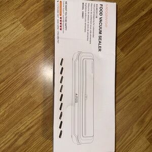 White Food Vacuum Sealer